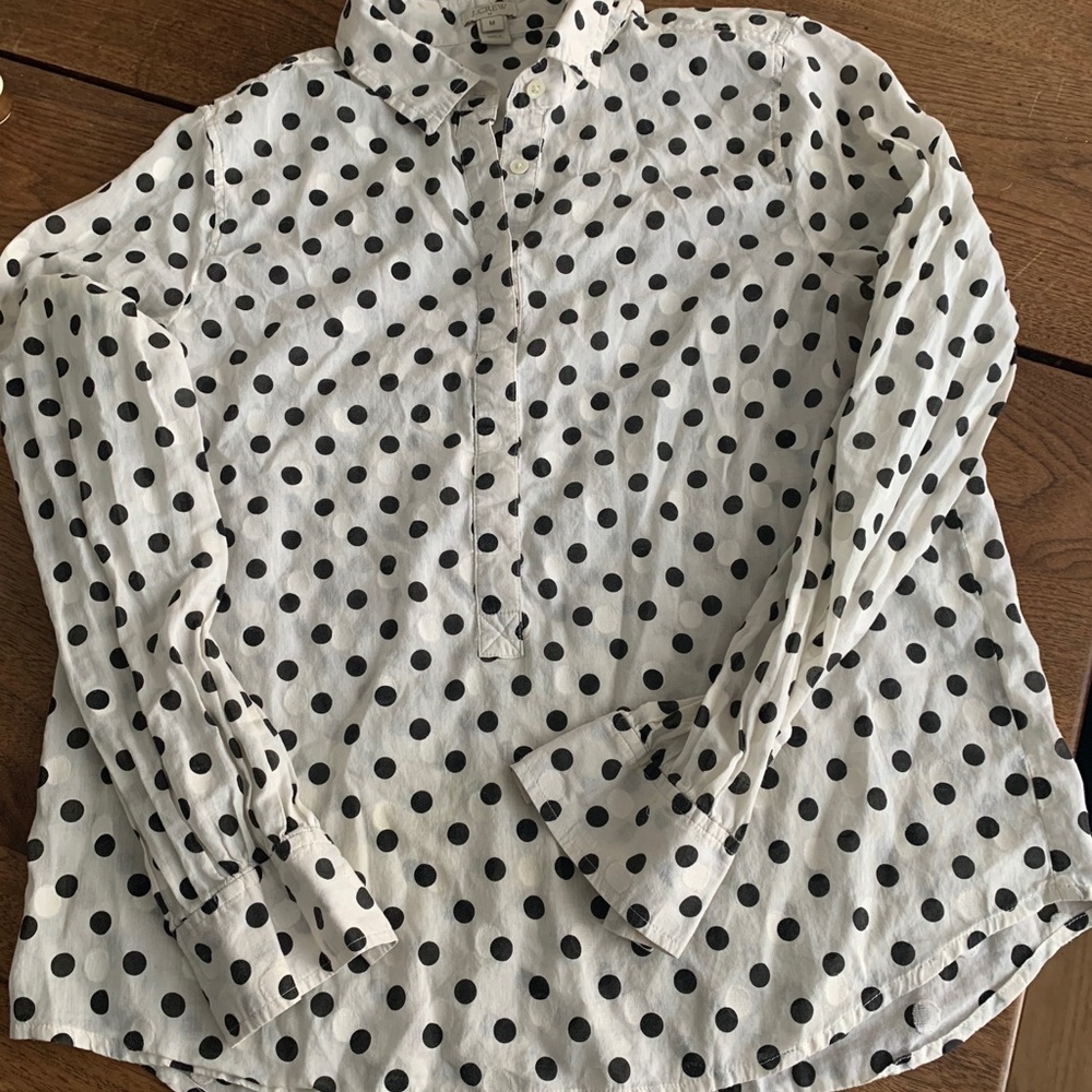 Polka dot blouse